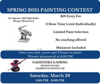 Spring 2025 Painting Contest (Pre Reservation)
