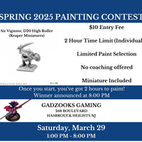 Spring 2025 Painting Contest (Pre Reservation)