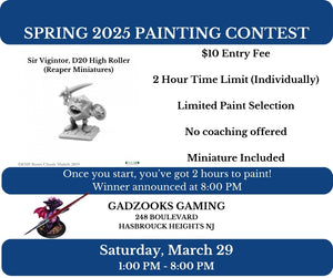 Spring 2025 Painting Contest (Pre Reservation)