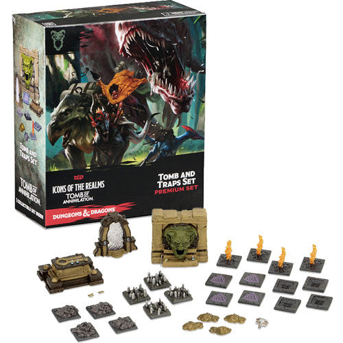 D&D Icons of the Realms Miniatures: Tomb of Annihilation - Tombs & Traps  Premium Set